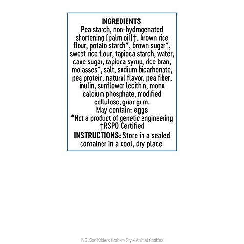 Kinnikinnick Kinnikritters Gluten Free Graham Style Animal Cooki