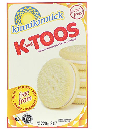 Kinnitoos Cookies, Vanilla Sandwich Cream, 8 Oz
