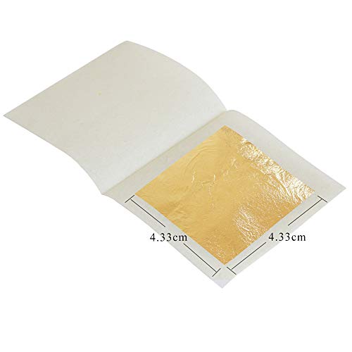Kinno Edible Gold Leaf Sheets 30 Sheets 1.7 X 1.7 24K Yellow R