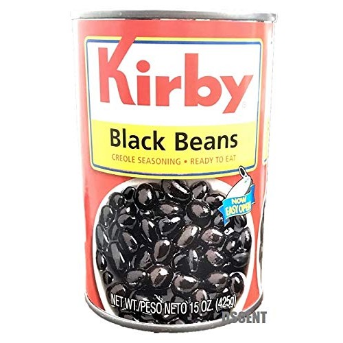 Kirby Black Beans. Cuban Style 6 Cans, 15 Oz Each