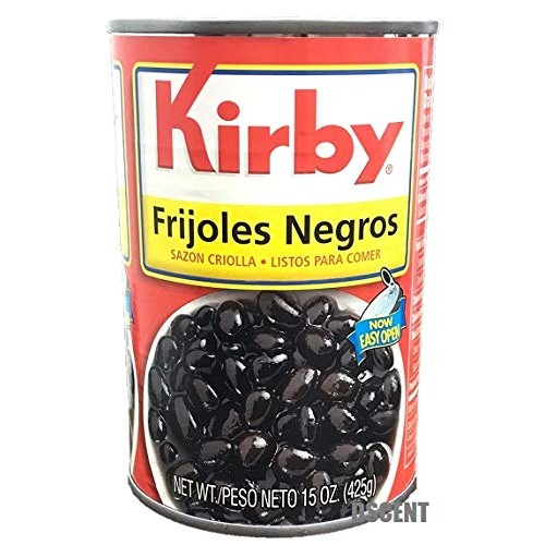 Kirby Black Beans. Cuban Style 6 Cans, 15 Oz Each