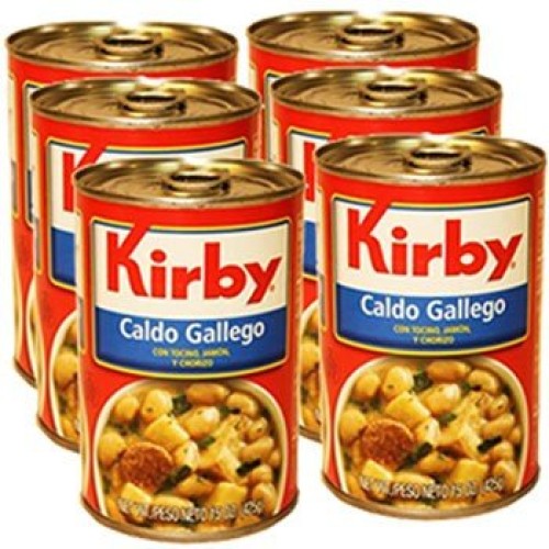 Kirby Caldo Gallego 6 Cans Pack, 15 Oz Each