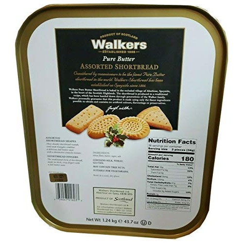 Walkers Premium Shortbread Selection Gift Tin 2.73 Pounds
