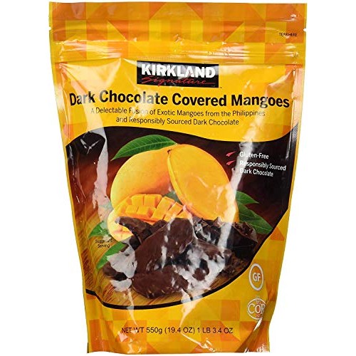 Kirkland Signature Dark Chocolate Covered Mangoes,19.4 Oz