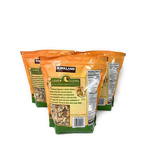 Cashew Clusters With Almonds And Pumpkin Seeds 2 Pound Bag 3 Pack