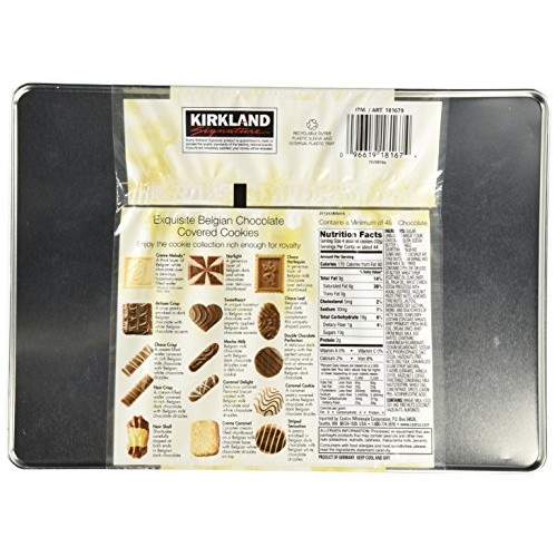 Cos-Sl Kirkland European Cookies with Belgian Chocolate 15 Varie...