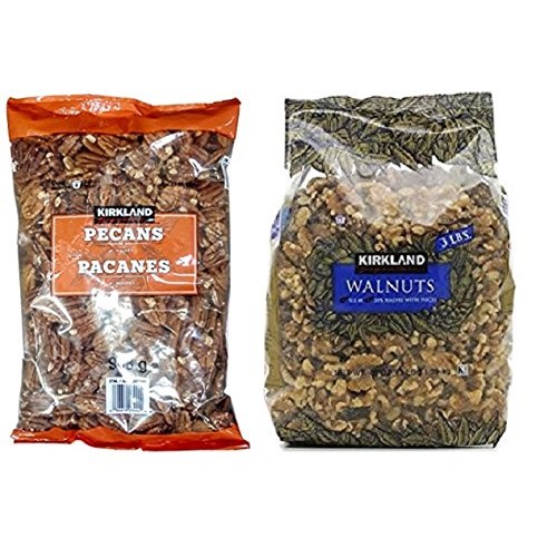 Kirkland Signature Pecan And Walnuts Bundle - Includes Kirkland