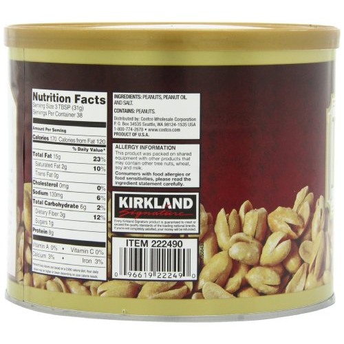 Kirkland Signature Super Xl Va Peanuts, 40 Ounce Kirkland Signature Super Xl Va Peanuts, 40 Ounce
