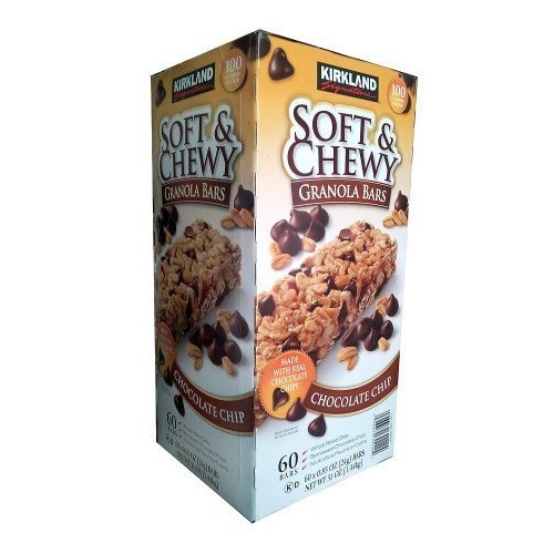 Kirkland Soft & Chewy Chocolate Chip Granola Bars 60 Ct