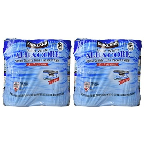 Kirkland Signature Solid White Albacore Tuna, 56 Ounce, Pack Of 2 Kirkland Signature Solid White Albacore Tuna, 56 Ounce, Pack Of 2