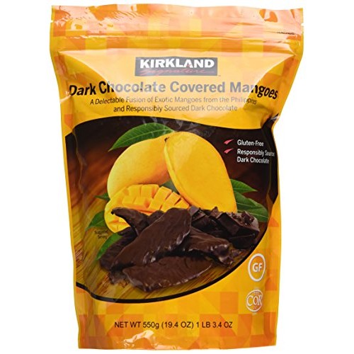 Kirkland Dark Chocolate Covered Mangoes 19.4 Oz. Pack Of 2