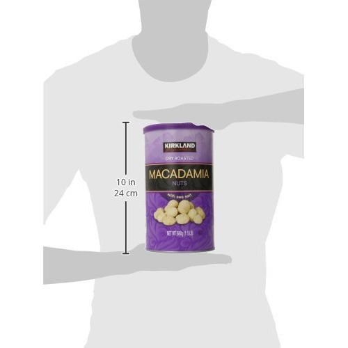 Kirkland Dry Roasted Macadamia Nuts With Sea Salt 680G 1.5 Lb
