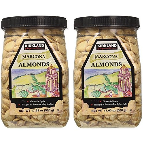 Kirkland Esybyd Marcona Almonds, Roasted And Seasoned With Sea S