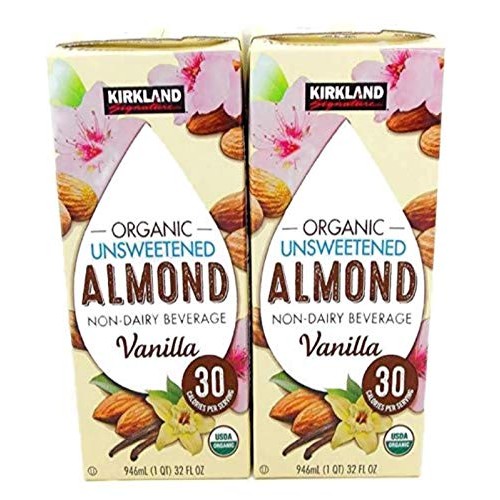 Kirkland Organic Unsweetened Almond Non-Dairy Beverage/Milk Vani