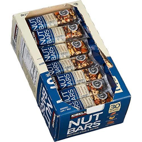 Kirkland Signature Nut Bars 30Count 2.64 Lbs, 42.3 Oz