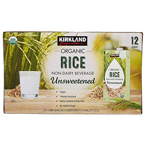 Kirkland Signature Organic Rice Milk Usda Organic Kosher 32 Fl O