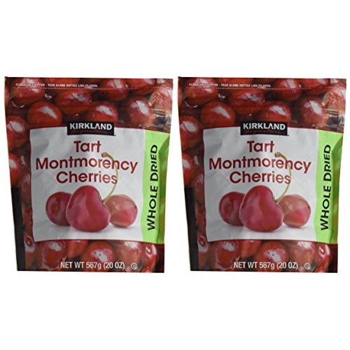 Kirkland Signature Whole Dried Tart Montmorency Cherries: 2 Bags