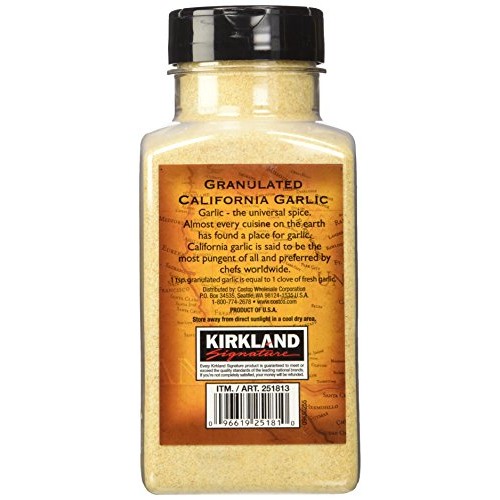 Kirkland Signature California Granulated Garlic, 18 Oz