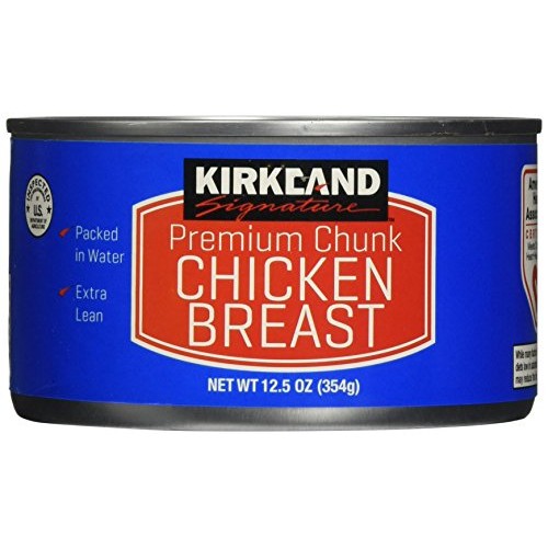 Kirkland Signature Chicken Breast, Packed In Water, Premium Chun