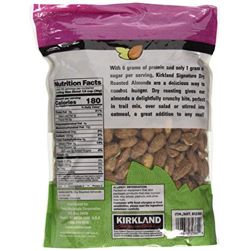 Kirkland Signature Dry Roasted Almonds Seasoned With Sea Salt: 2