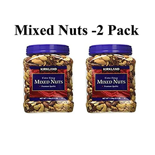 Kirkland Signature Extra Fancy Mixed Nuts: 2 Jars Of 40 Oz