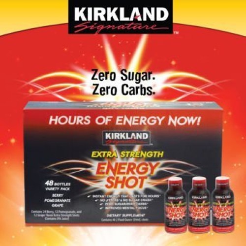 Kirkland Signature Extra Strength Energy Shot, Dietary Supplemen