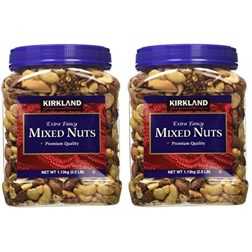 Kirkland Signature Ffwyvn Fancy Mixed Nuts, 40 Ounce 2 Pack