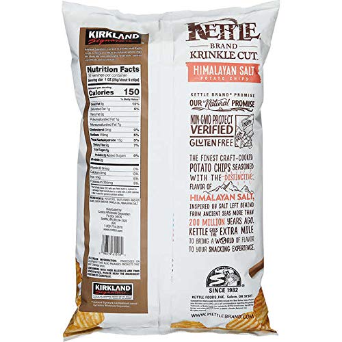 Kirkland Signature Himalayan Salt Potato Chips, 32 Oz Kirkland Signature Himalayan Salt Potato Chips, 32 Oz