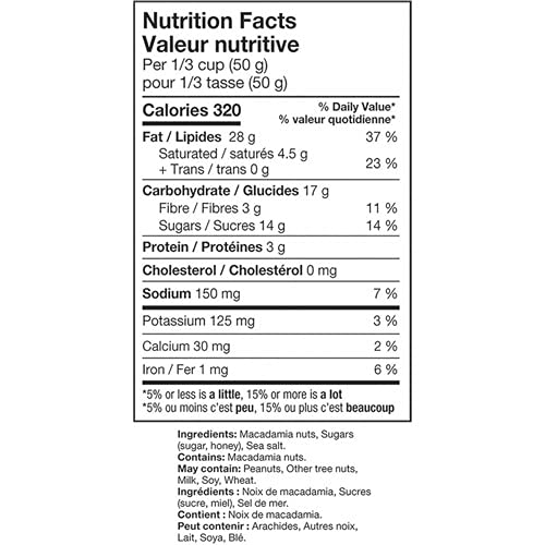 Kirkland Signature Honey Roasted Macadamia Nuts, 24 Ounce, 1.5 P