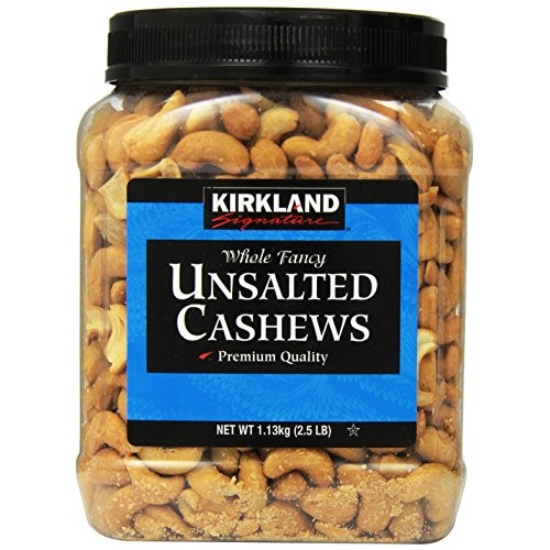 Kirkland Signature Kirkland Signature Unsalted Cashews, 2.5 Poun