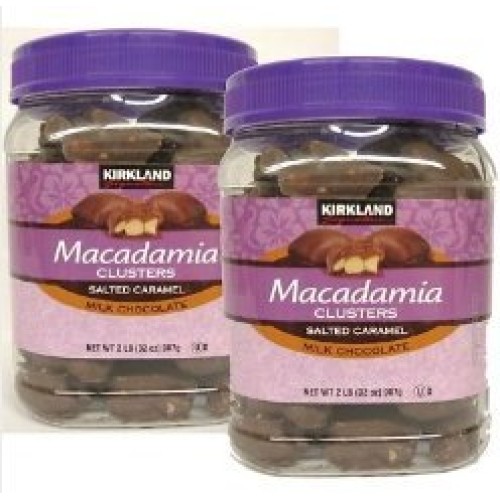 Kirkland Signature Macadamia Clusters 32 Oz X 2