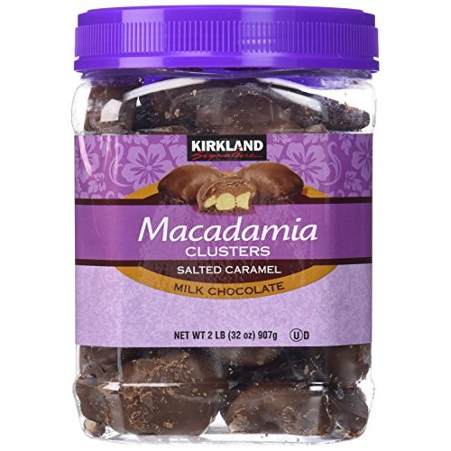 Kirkland Signature Macadamia Clusters Salted Caramel Milk Chocol Kirkland Signature Macadamia Clusters Salted Caramel Milk Chocol