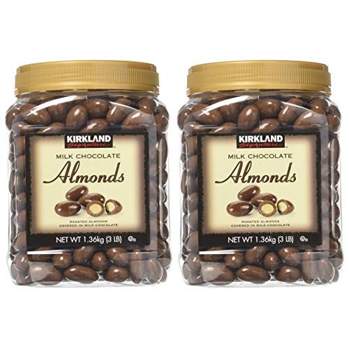Kirkland Signature Milk Chocolate Almonds 2 Pack Jar
