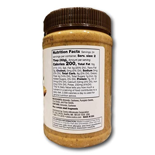 Kirkland Signature Mixed Nut Butter Kirkland Signature Mixed Nut Butter