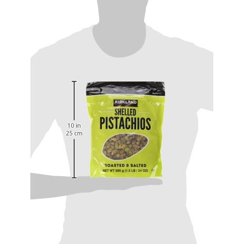 Kirkland Signature Nuts, Shelled Pistachios Roasted &Amp; Salted 24