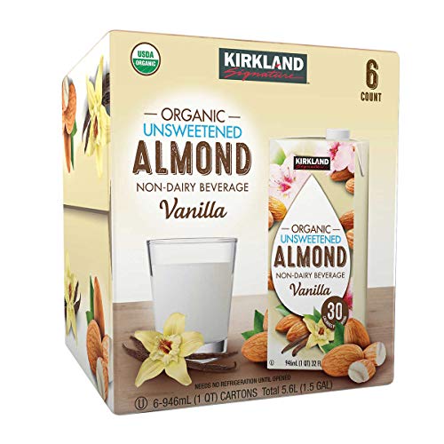 Kirkland Signature Organic Non-Dairy Unsweetened Vanilla Almond