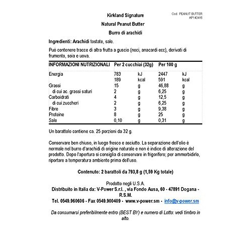 Kirkland Signature Organic Peanut Butter 2Count, 28 Oz