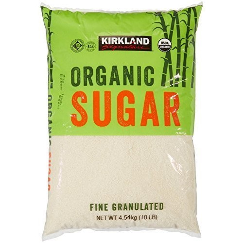 Kirkland Signature Organic Sugar - 10 Lb Pack Of 3