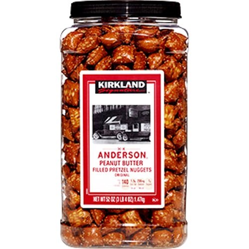 Kirkland Signature Peanut Butter Filled Pretzel, 52 Ounce