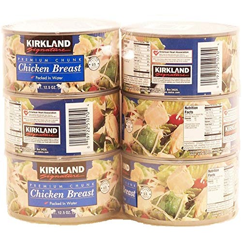 Kirkland Signature Premium Chunk Chicken Breast Packed In Water,