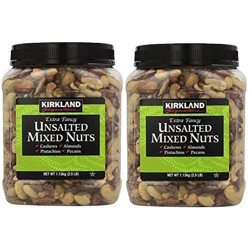 Kirkland Signature Qnkdqk Extra Fancy Unsalted Mixed Nuts 2.5 L