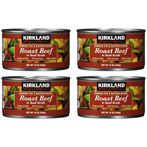 Kirkland Signature Roast Beef NET WT 12 oz pack of 4.