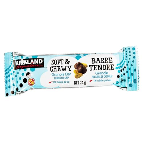Kirkland Soft & Chewy Granola Bars, 64 Bars x 24g each, 1.5kg/3....