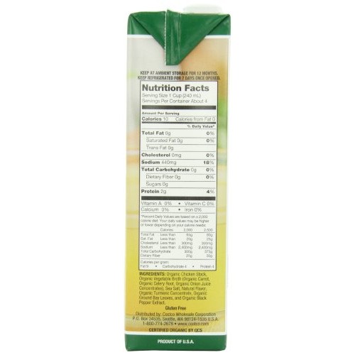 Signature Organic Chicken Stock, 32 Fl. Oz. , 6 Count