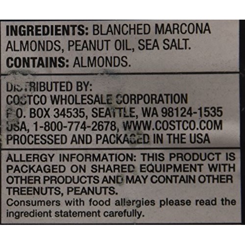 Kirkland Marcona Almonds, Roasted And Seasoned With Sea Salt, 17