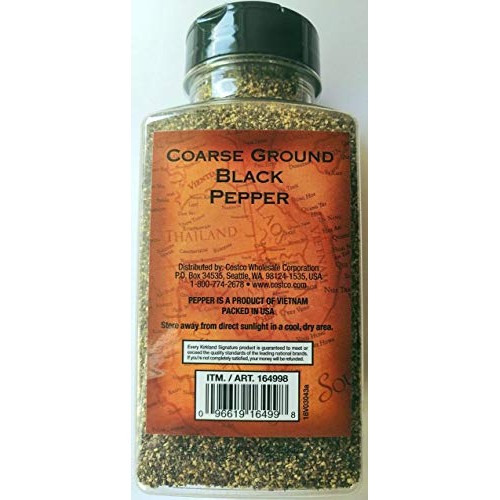 Kirkland Signature Coarse Black Pepper, 12.7 Oz.