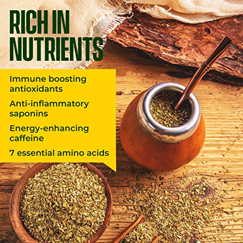 Organic Yerba Mate Loose Leaf Tea - 1.1 Pounds 17.6 Oz. - Trad