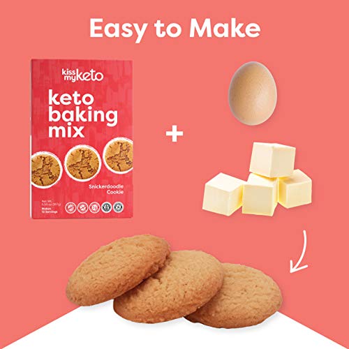 Kiss My Keto Baking Mix — Snickerdoodle Cookie | Low Sugar 1G,