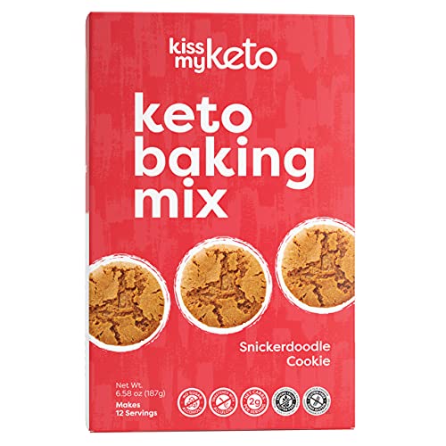 Kiss My Keto Baking Mix — Snickerdoodle Cookie | Low Sugar 1G,