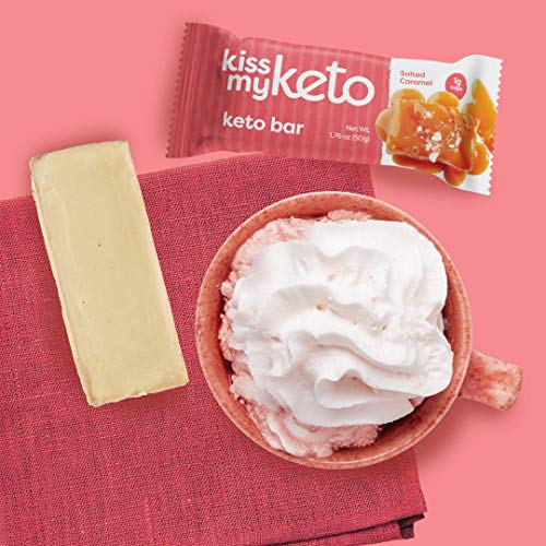 Kiss My Keto Bars Low Carb Bars 3g Net - White Chocolate Birth...